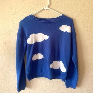 Anthropologie Clouds Sweater Set